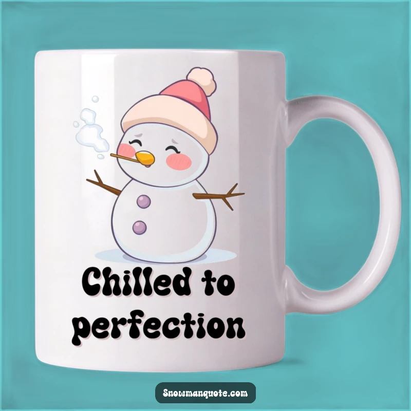Funny Frosty Snowman Mug - Cheerful Winter Character & Gift Idea