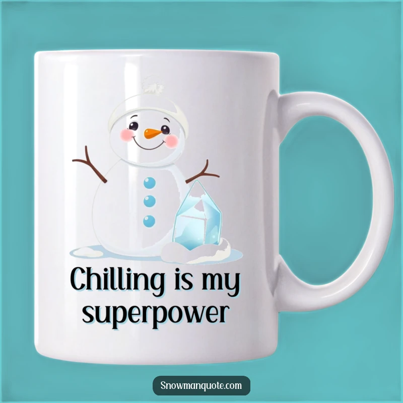Funny Snowman & Ice Sculpture Mug: A Hilarious Gift for Winter Lovers