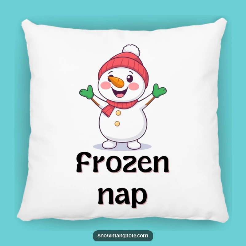 Funny Snowman Dancing Pillow: Cozy Comfort - Soft Funny Gift!