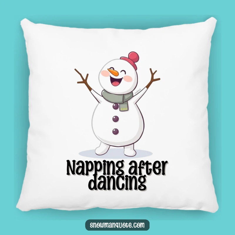 Funny Jigging Snowman Pillow - Cozy Comfort with Hilarious Moves
