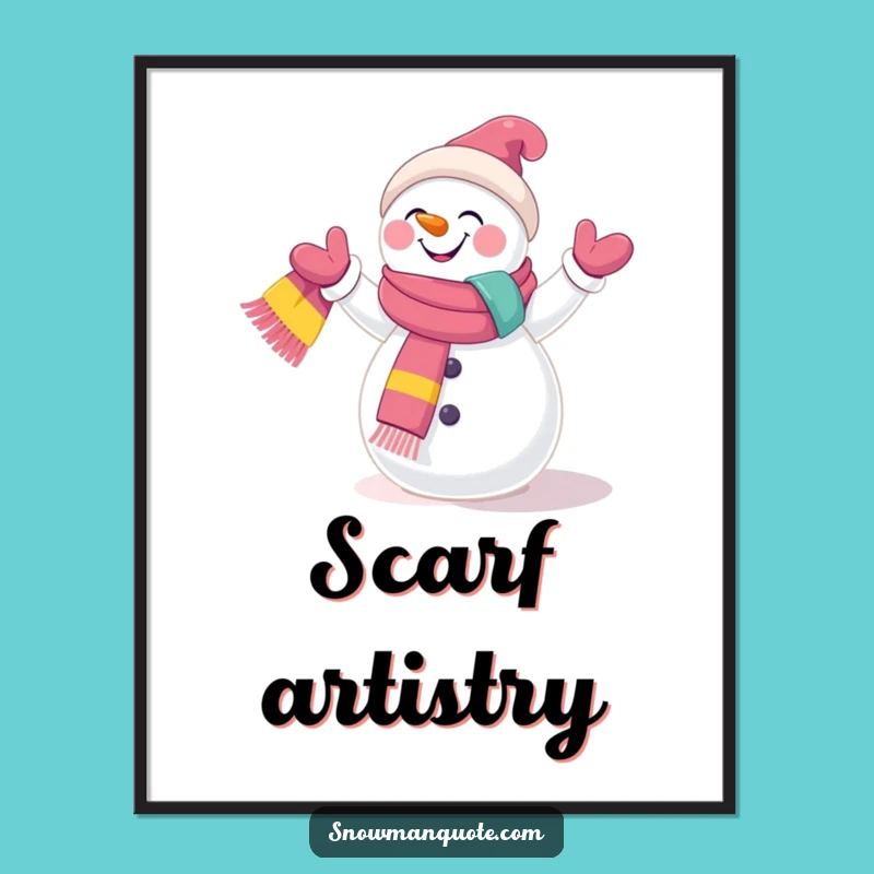 Funny Snowman Juggling Digital Art Print: Instant Playful Cheer for Your Walls Funny Gift