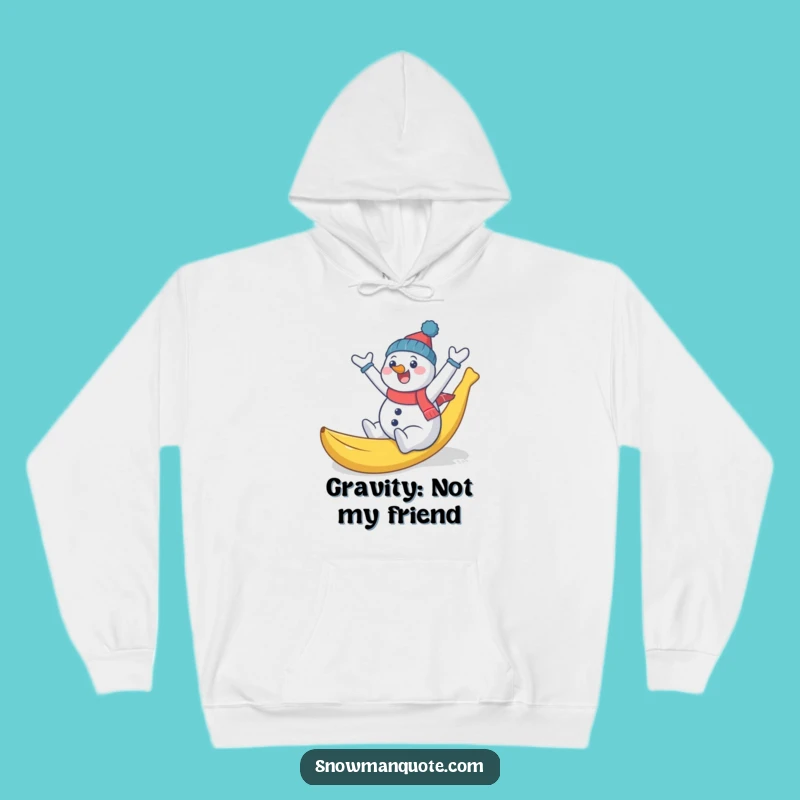 Cozy Funny Snowman Hoodie - Warm & Hilarious Winter Slip Gift for Brrr-illiant Comfort