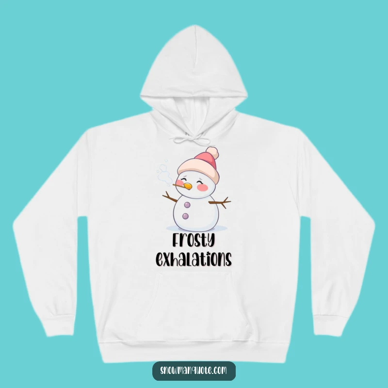 Funny Frosty Snowman Hoodie - Warm Winter Apparel & Hilarious Gift
