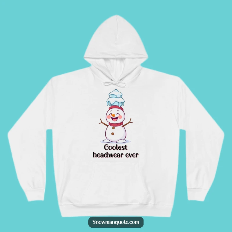 Funny Snowman Icicle Hoodie: Cozy Winter Comedy, Giggling Balance, Ideal Funny Gift