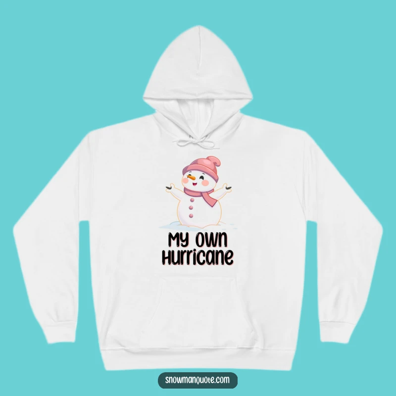 Funny Snowman Wind Hoodie: Cozy Comfort for Hilarious Winter Gusts Gift