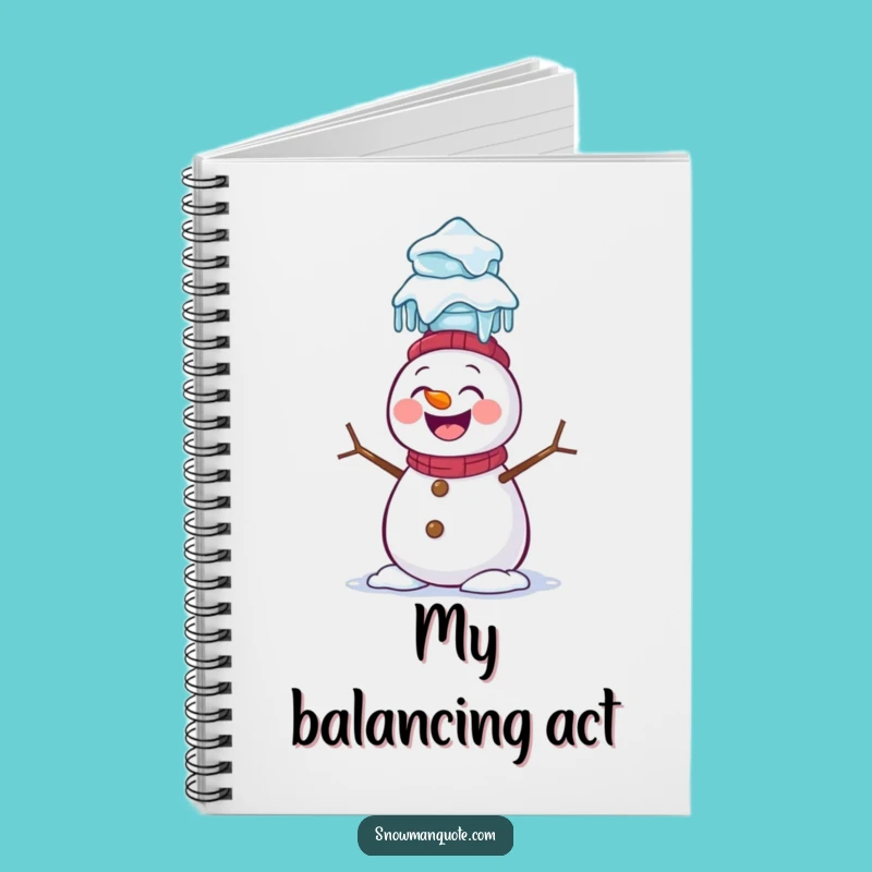 Funny Snowman Icicle Notebook: Jot Down Ideas with Winter Giggles, Great Funny Gift