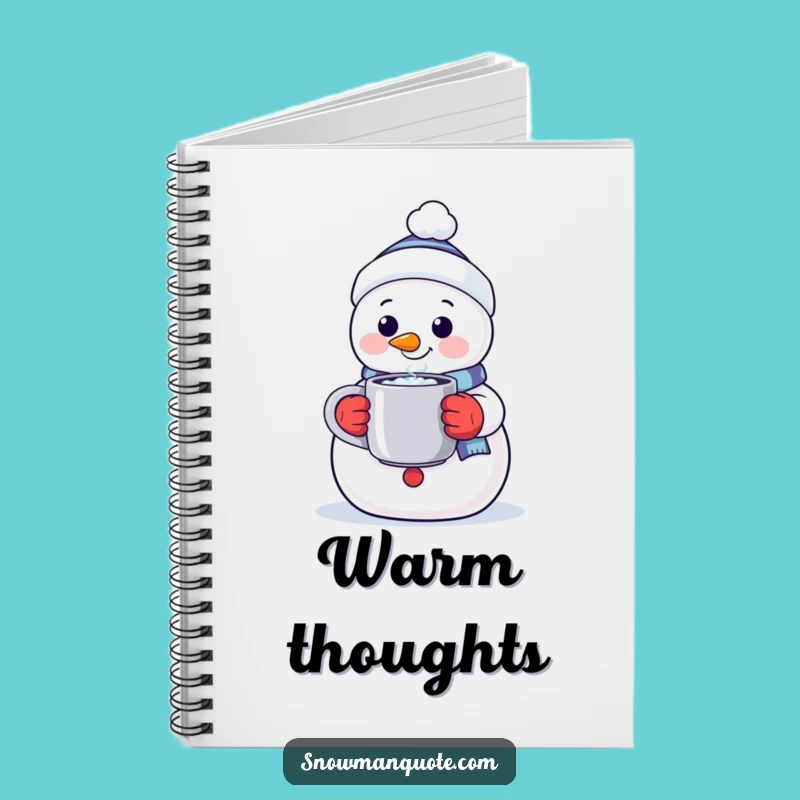 Funny Warm Snowman Notebook: Cozy Offering Journal