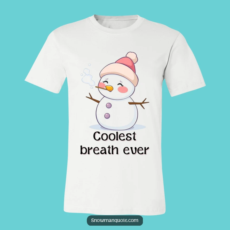 Funny Frosty Snowman T-Shirt - Cozy Winter Graphic & Gag Gift