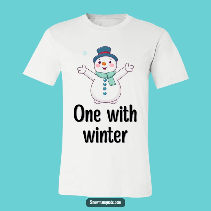 Funny Snowman Snowflake Hug T-Shirt: Embrace Winter's Magic, Cozy Funny Gift
