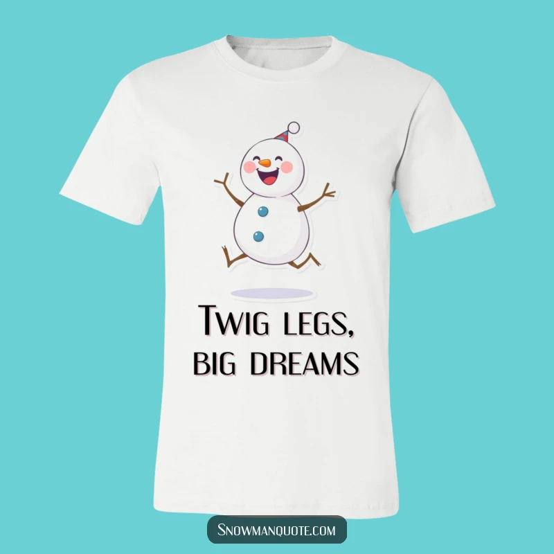 Funny Snowman Kick T-Shirt: Wear Your Joy with This Energetic Winter Buddy Funny Gift