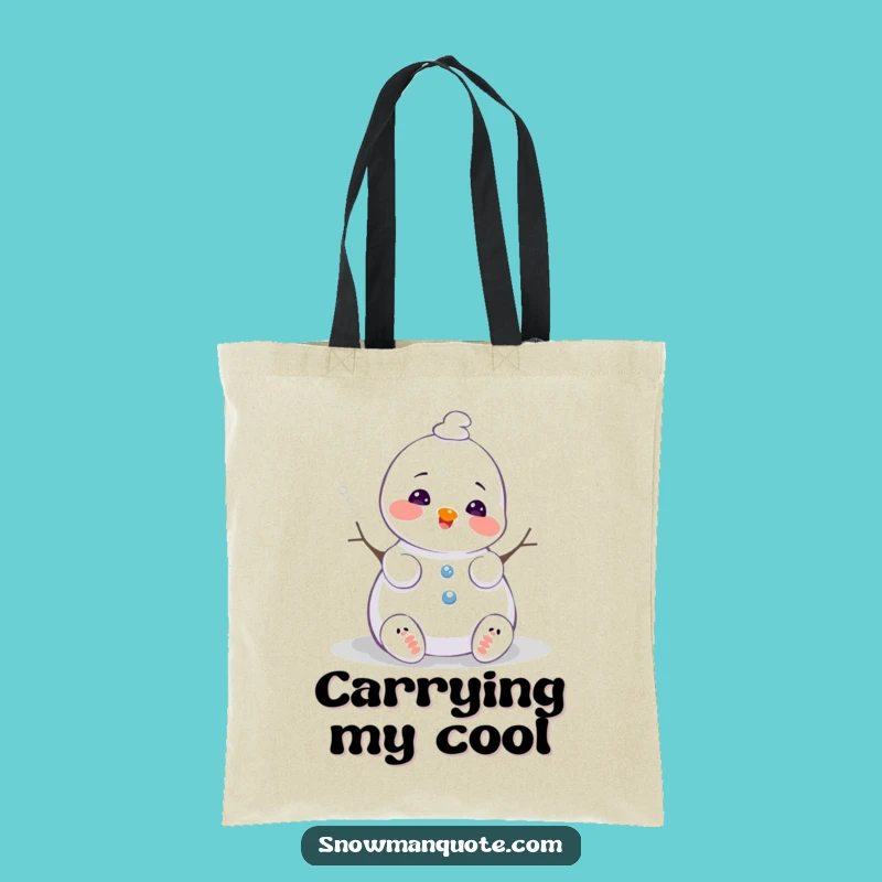 Funny Snowman Tote Bag - Carry Your Winter Fun, Perfect Accessory Gift!