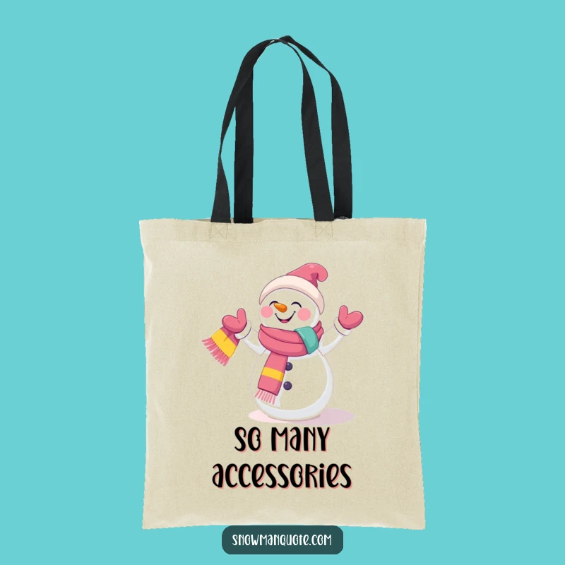 Funny Snowman Juggling Tote Bag: Carry Your Essentials with Playful Style Funny Gift